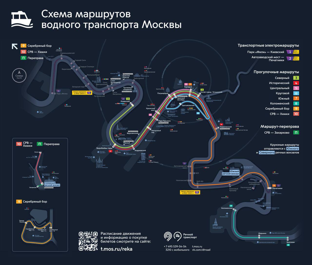 В этом году мы обновили маршрутную сеть Москвы-реки: отправиться на речную  прогулку можно по 8 маршрутам - Единый Транспортный Портал