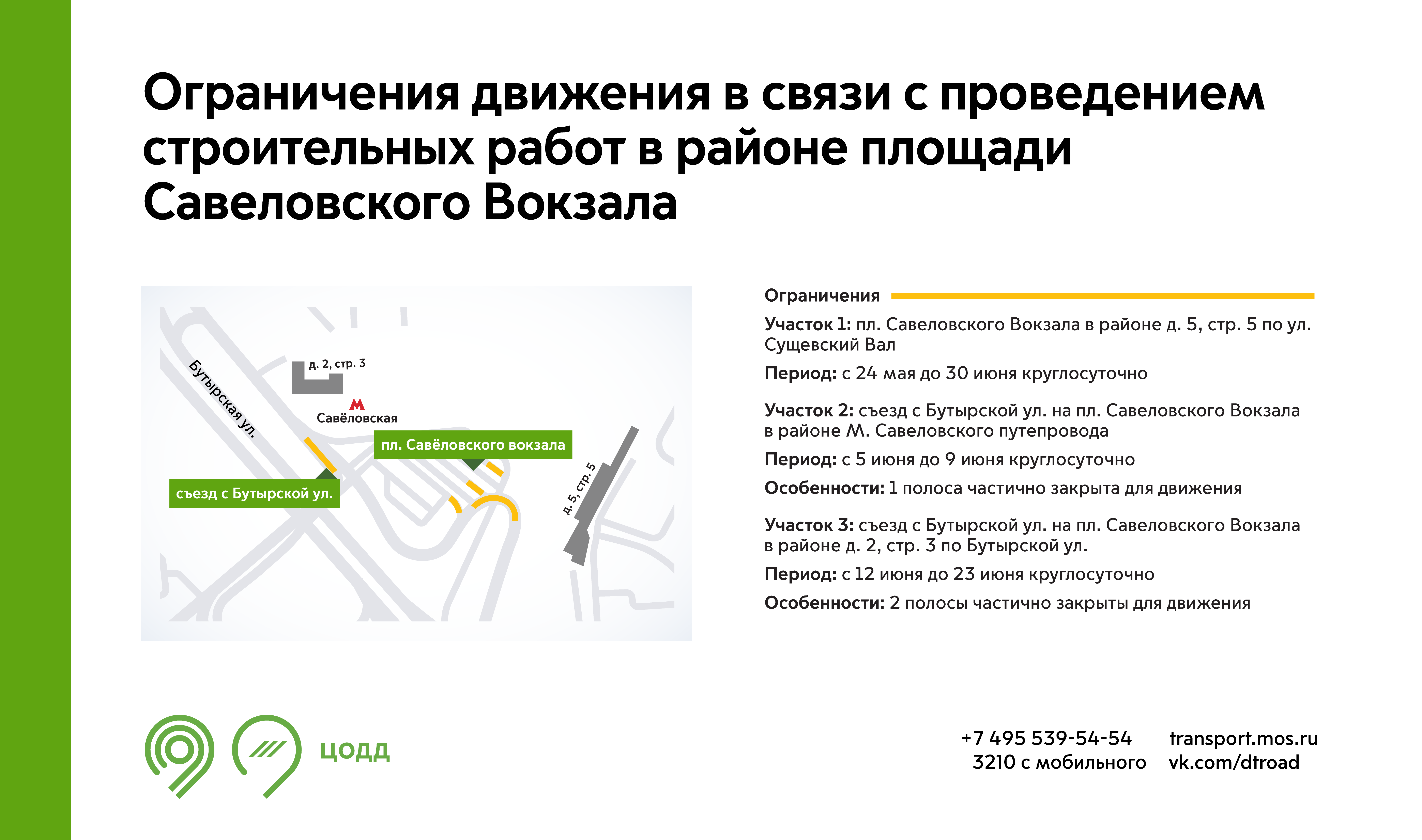 Схема движения по площади павелецкого вокзала